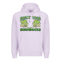 Lilac shake your shamrocks Premium Hoodie - MaliasSmallBusiness