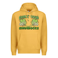 Mustard shake your shamrocks Premium Hoodie - MaliasSmallBusiness