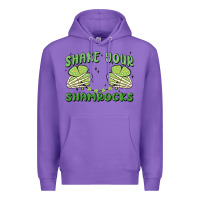 Purple shake your shamrocks Premium Hoodie - MaliasSmallBusiness