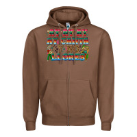 Chestnut Ay Ay Ay Ay Canta y No Llores Zipper Hoodie - texasbilliewilder