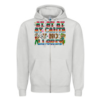 Dove Grey Ay Ay Ay Ay Canta y No Llores Zipper Hoodie - texasbilliewilder