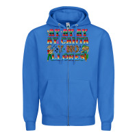 True Royal Ay Ay Ay Ay Canta y No Llores Zipper Hoodie - texasbilliewilder