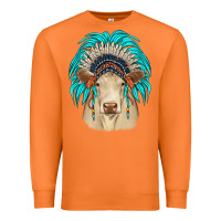 Carrot charolais indian headdress Premium Sweatshirt - JahusDesignShop