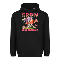Black grow your own way Heavyweight Hoodie - JahusDesignShop