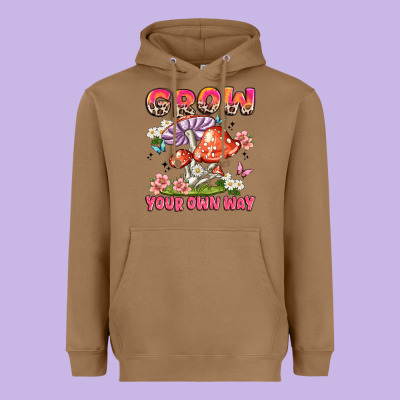 Grow Your Own Way Heavyweight Hoodie Designed By Jahusdesignshop