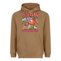 Toasted Coconut grow your own way Heavyweight Hoodie - JahusDesignShop