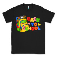 Black back to school with school bag Classic Tee - texasbilliewilder