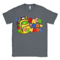 Charcoal Heather back to school with school bag Classic Tee - texasbilliewilder