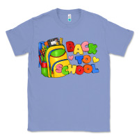 Colony Blue back to school with school bag Classic Tee - texasbilliewilder