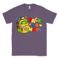 Lavender back to school with school bag Classic Tee - texasbilliewilder