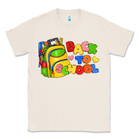 Natural back to school with school bag Classic Tee - texasbilliewilder