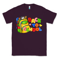 Plum back to school with school bag Classic Tee - texasbilliewilder