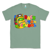 Sage back to school with school bag Classic Tee - texasbilliewilder