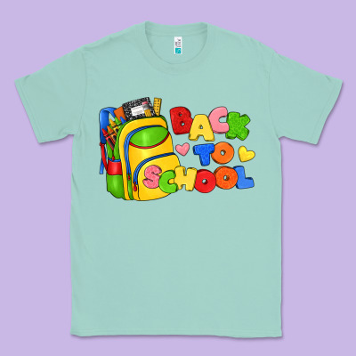 Back To School With School Bag Classic Tee Designed By Texasbilliewilder