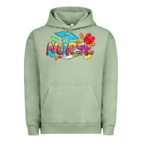 Pigment Oil Green Autism Nurse Urban Hoodie - NancyCooperArtShop