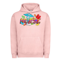 Pigment Salmon Autism Nurse Urban Hoodie - NancyCooperArtShop