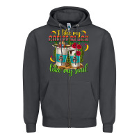 Smoke I Like My Coffee Black Like My Soul Zipper Hoodie - texasbilliewilder