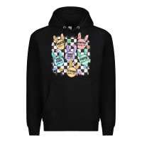 Black easter bunny candy Premium Hoodie - MaliasSmallBusiness