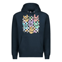 Navy easter bunny candy Premium Hoodie - MaliasSmallBusiness