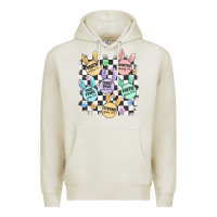 Oatmeal Heather easter bunny candy Premium Hoodie - MaliasSmallBusiness