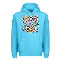Ocean Blue easter bunny candy Premium Hoodie - MaliasSmallBusiness