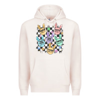 Pale Pink easter bunny candy Premium Hoodie - MaliasSmallBusiness