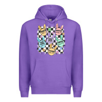 Purple easter bunny candy Premium Hoodie - MaliasSmallBusiness