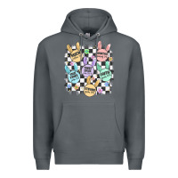 Rock easter bunny candy Premium Hoodie - MaliasSmallBusiness