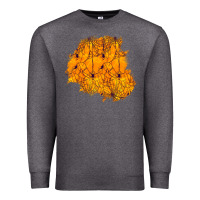 Charcoal Heather halloween patch Premium Sweatshirt - BundleAndBundleShop