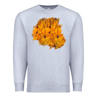 Heather Grey halloween patch Premium Sweatshirt - BundleAndBundleShop