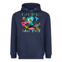 Navy i can totally make that Heavyweight Hoodie - AdoDesignShop