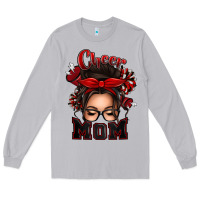 Moon Dust cheer mom messy bun Long Sleeve Tee - texasbilliewilder