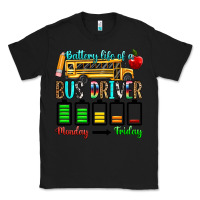 Black battery life of a bus driver Classic Tee - texasbilliewilder