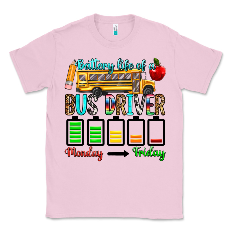 Battery Life Of A Bus Driver Classic Tee by texasbilliewilder | Teevron