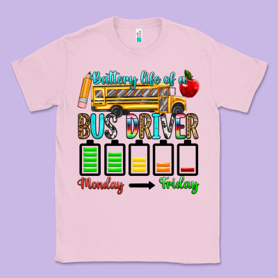 Battery Life Of A Bus Driver Classic Tee Designed By Texasbilliewilder
