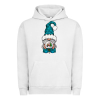 Pigment Lunar Rock winter gnome with snow globe Urban Hoodie - NancyCooperArtShop