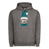 Pigment Tornado winter gnome with snow globe Urban Hoodie - NancyCooperArtShop