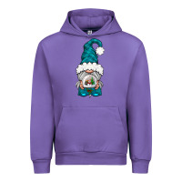 Tulip winter gnome with snow globe Urban Hoodie - NancyCooperArtShop
