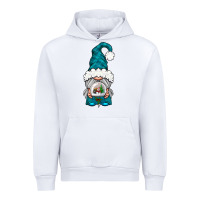 White winter gnome with snow globe Urban Hoodie - NancyCooperArtShop