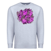 Heather Grey halloween patch Premium Sweatshirt - BundleAndBundleShop