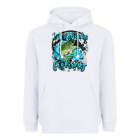 White i d rather be fishing Heavyweight Hoodie - AdoDesignShop