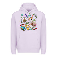 Lilac teacher tools Premium Hoodie - MaliasSmallBusiness