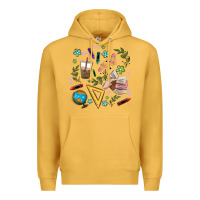 Mustard teacher tools Premium Hoodie - MaliasSmallBusiness