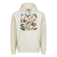 Oatmeal Heather teacher tools Premium Hoodie - MaliasSmallBusiness
