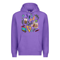 Purple teacher tools Premium Hoodie - MaliasSmallBusiness