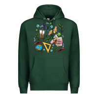 Sports Green teacher tools Premium Hoodie - MaliasSmallBusiness