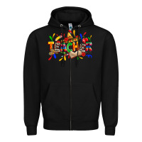 Black cinco de mayo teacher Zipper Hoodie - Zillion Design Studio