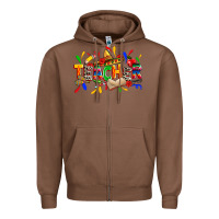 Chestnut cinco de mayo teacher Zipper Hoodie - Zillion Design Studio