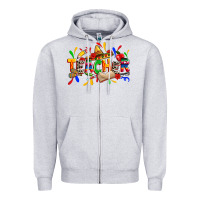 Heather Grey cinco de mayo teacher Zipper Hoodie - Zillion Design Studio
