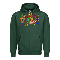 Sports Green cinco de mayo teacher Zipper Hoodie - Zillion Design Studio
